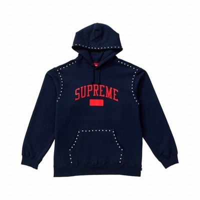 supreme studded hoodie fw18